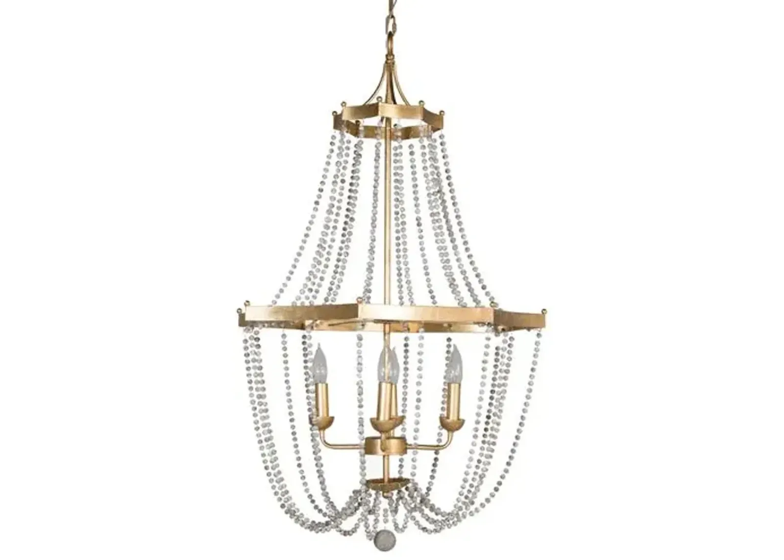 Whitney Chandelier - Gold - Gabby