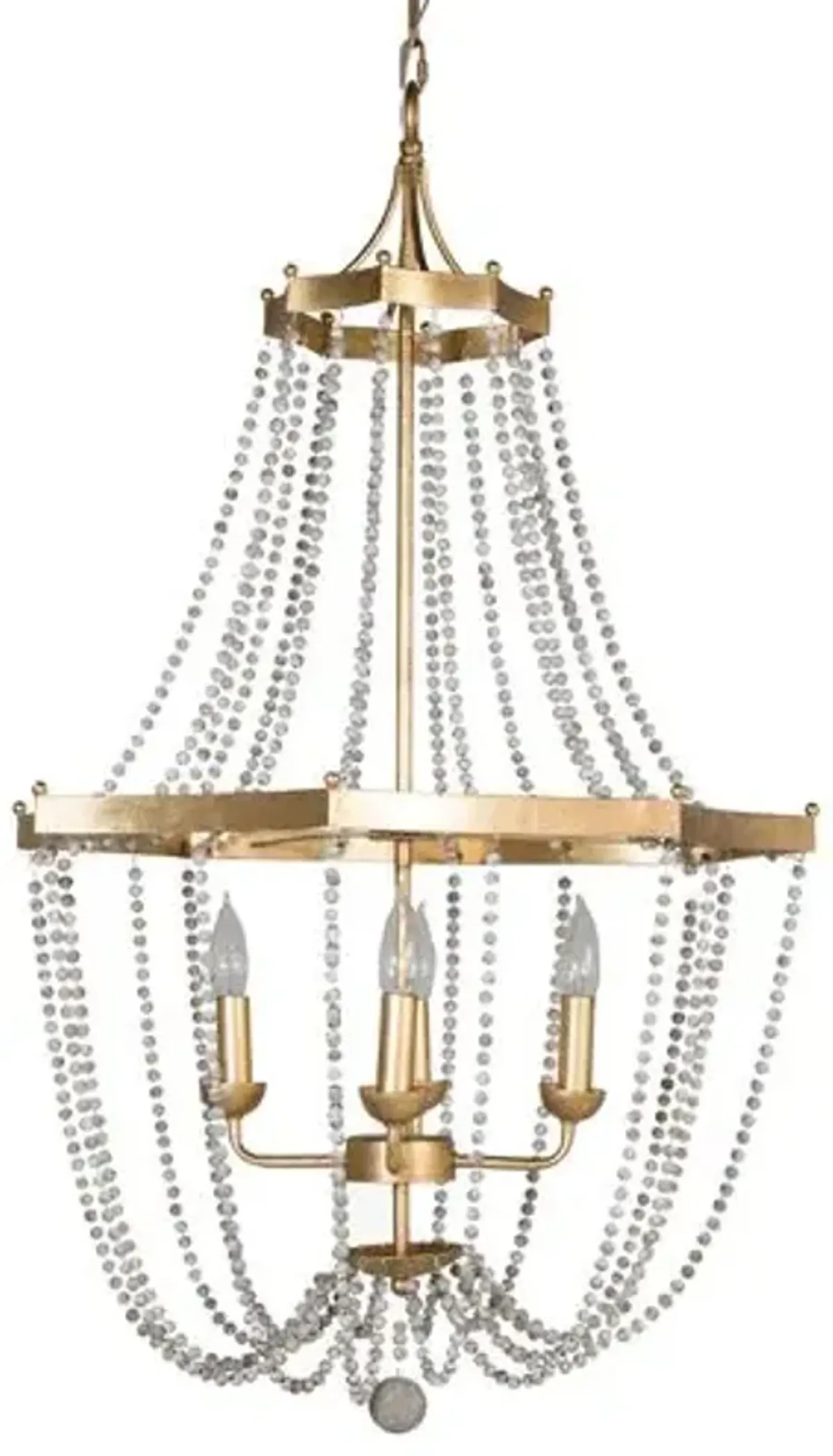 Whitney Chandelier - Gold - Gabby