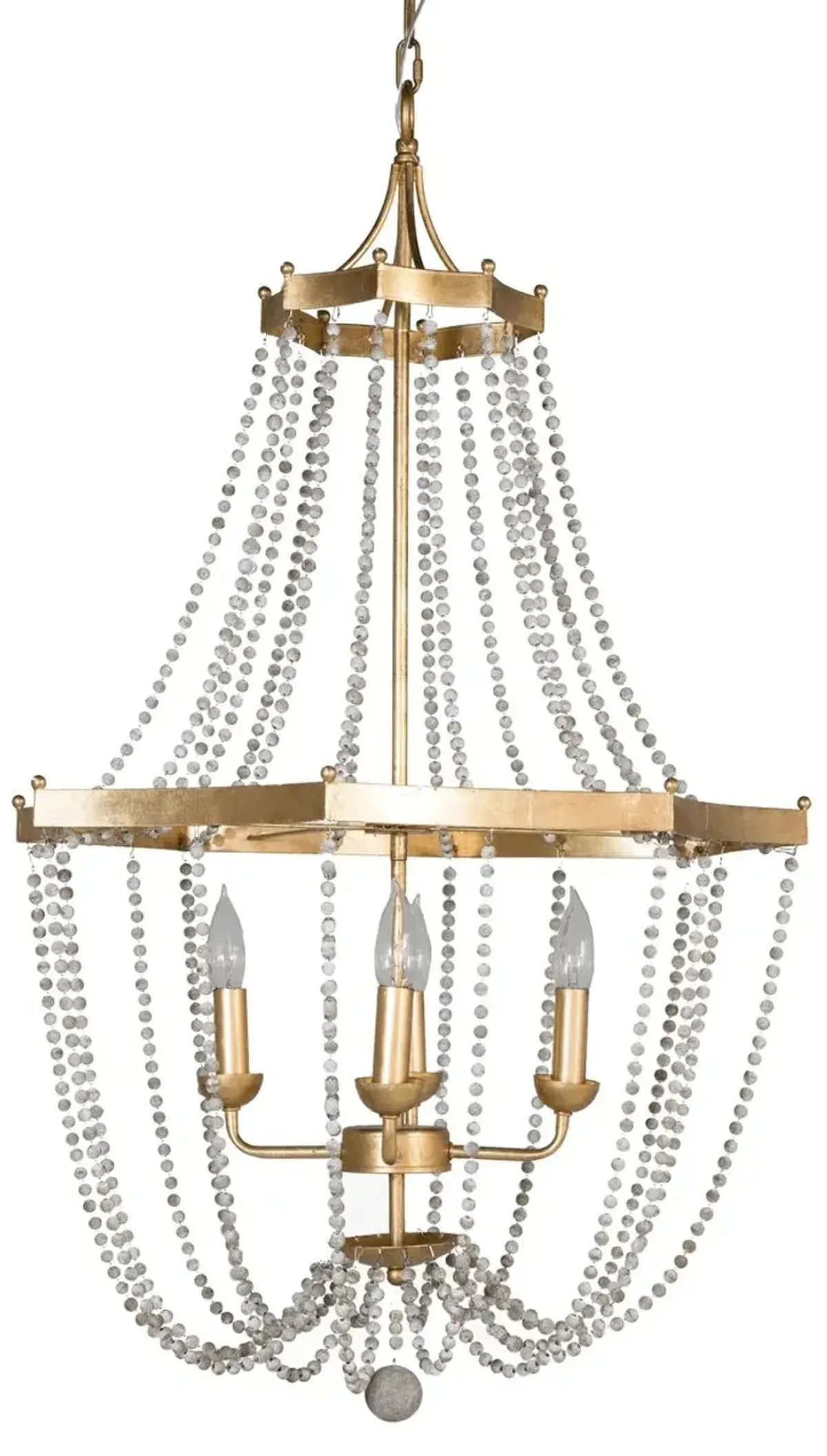 Whitney Chandelier - Gold - Gabby