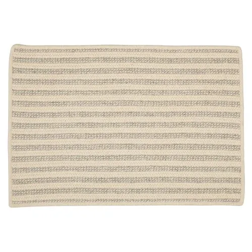 Abilene Braided Rug - Light Gray - Gray