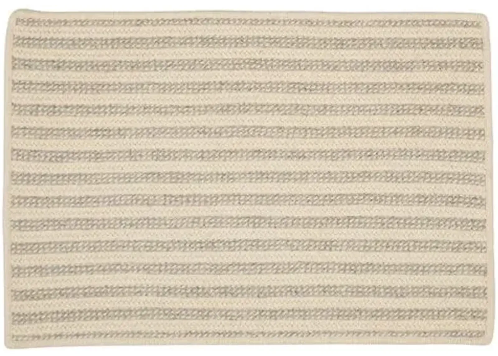 Abilene Braided Rug - Light Gray - Gray