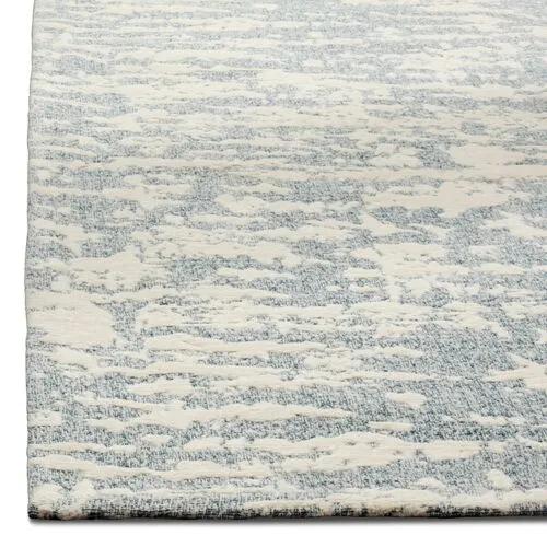 Sean Flat-Weave Rug - Ivory/Blue - Blue