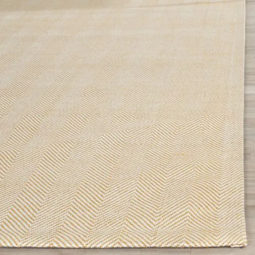 Lester Flat-Weave Rug - Beige - Beige