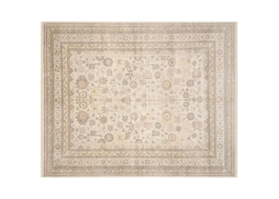 Laura Hand-Knotted Rug - Ivory - Ivory