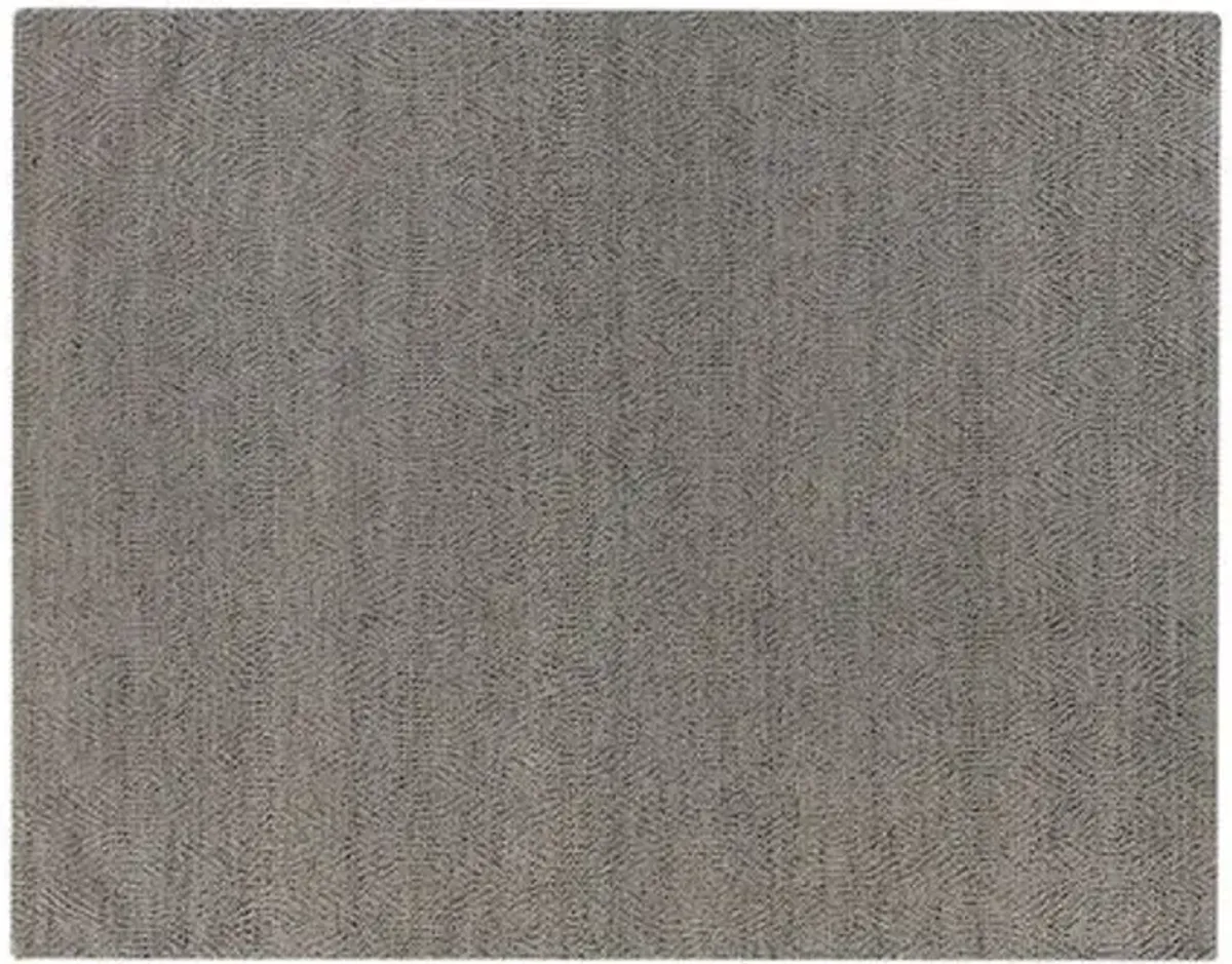 Dinlas Rug - Silver/Ivory - Exquisite Rugs - Gray - Gray