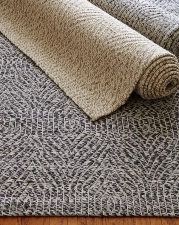 Dinlas Rug, Silver/Ivory