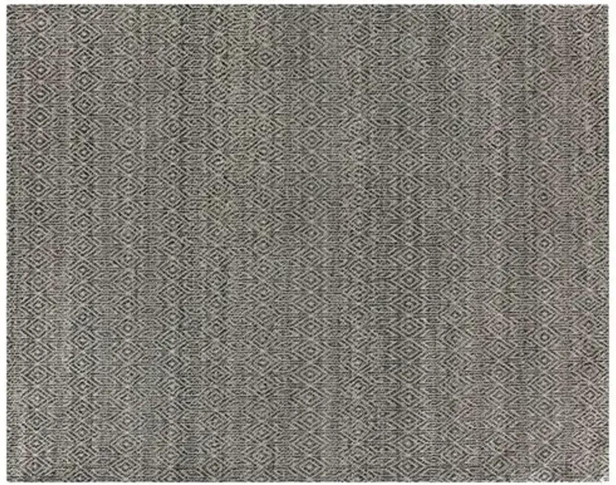 Dinlas Rug - Light Black/White - Exquisite Rugs - Gray - Gray