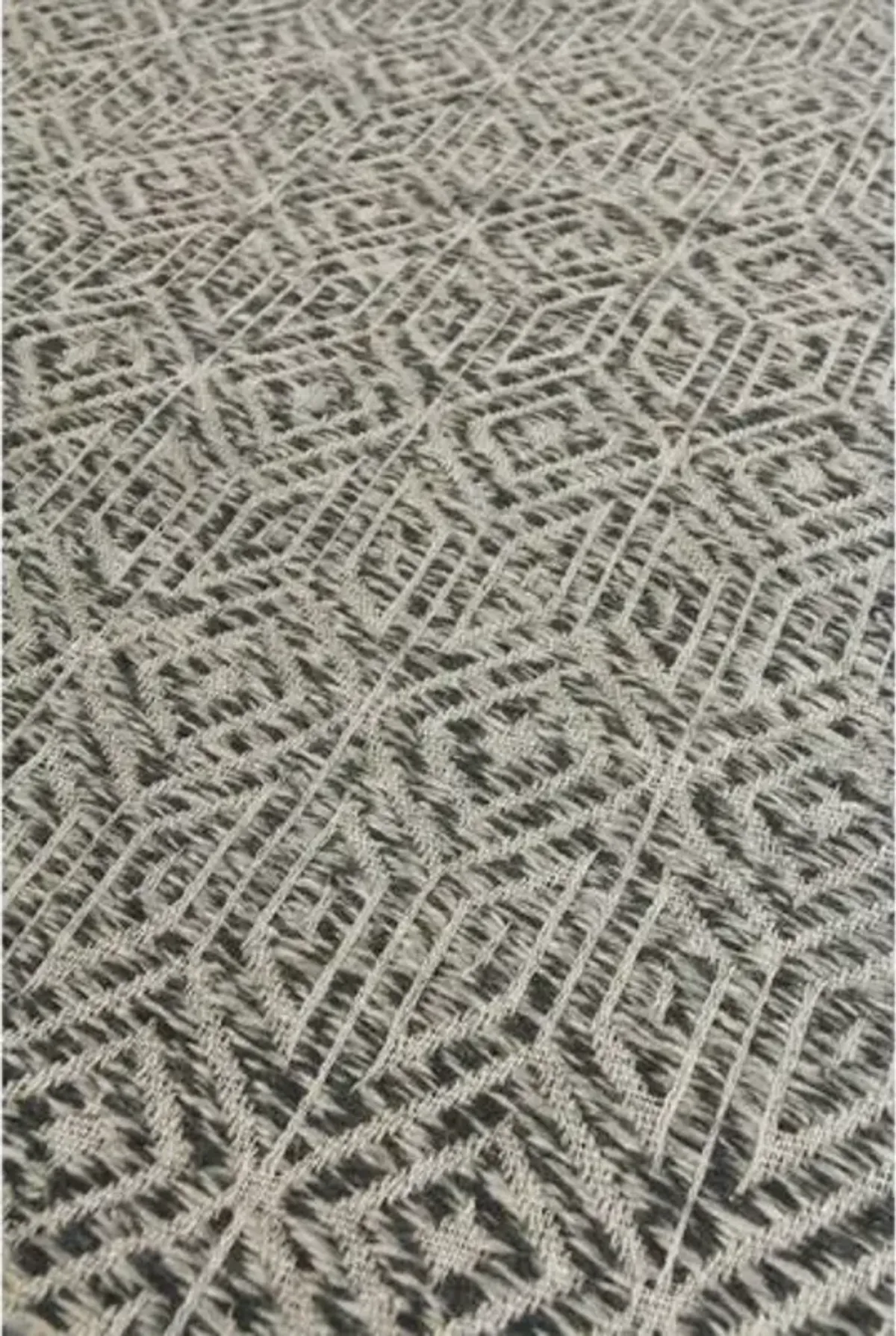 Dinlas Rug - Light Black/White - Exquisite Rugs - Gray - Gray