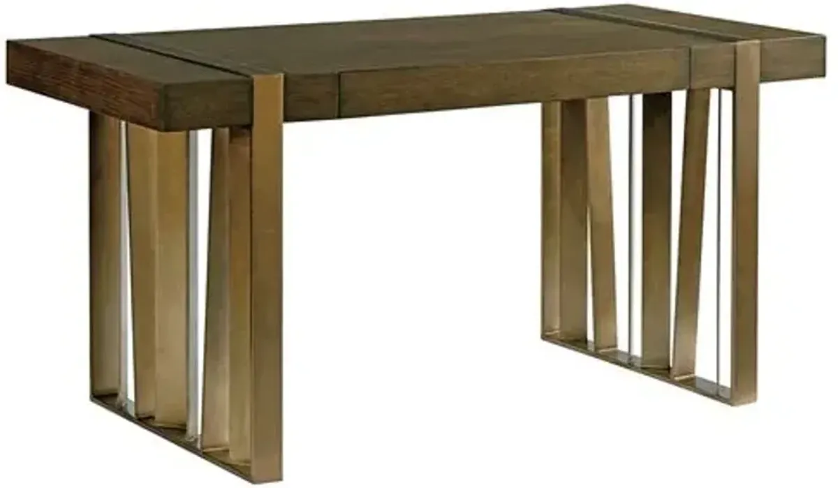 Intersect Writing Desk - Mocha - Lexington - Brown