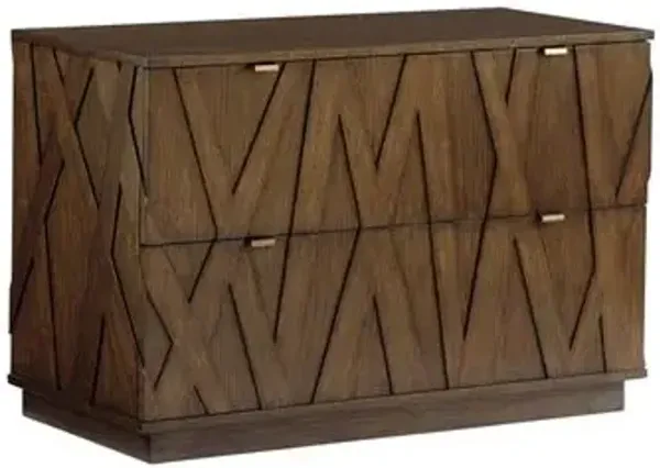 Prism File Cabinet - Mocha - Lexington - Brown