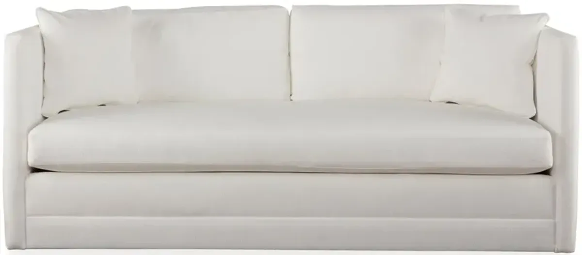 Landry 63" Loveseat, White Crypton Crypton