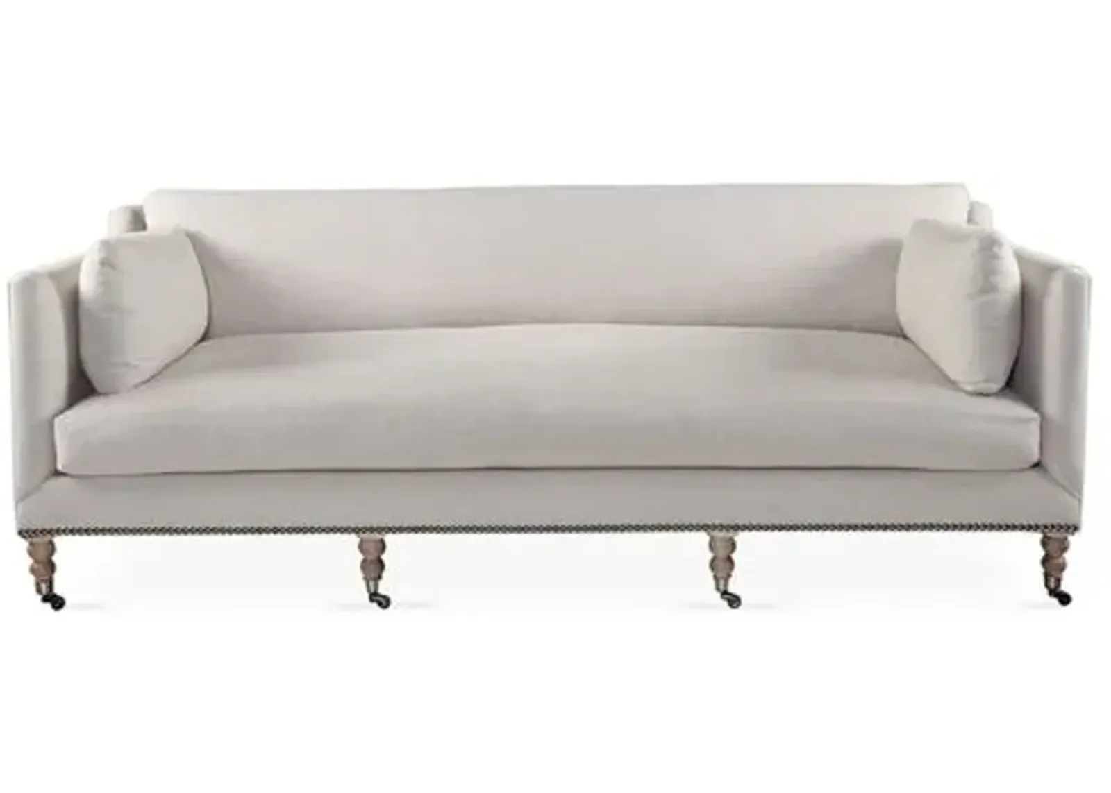 Margot 90" Linen-Blend Sofa