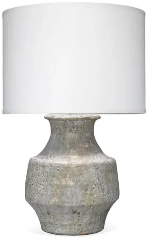 Masonry Table Lamp - Gray/White - Jamie Young Co.