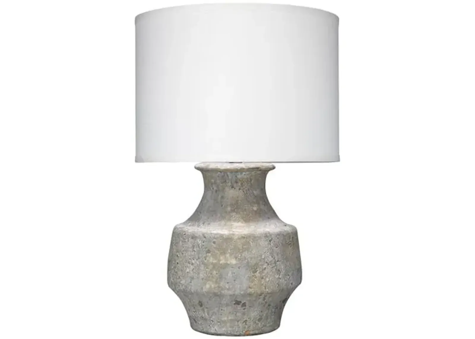 Masonry Table Lamp - Gray/White - Jamie Young Co.