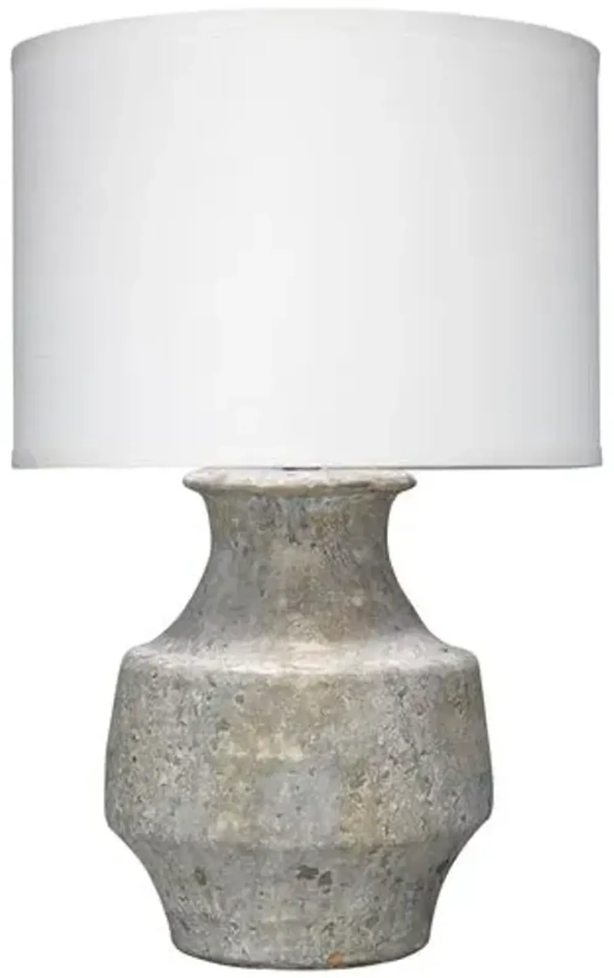 Masonry Table Lamp - Gray/White - Jamie Young Co.