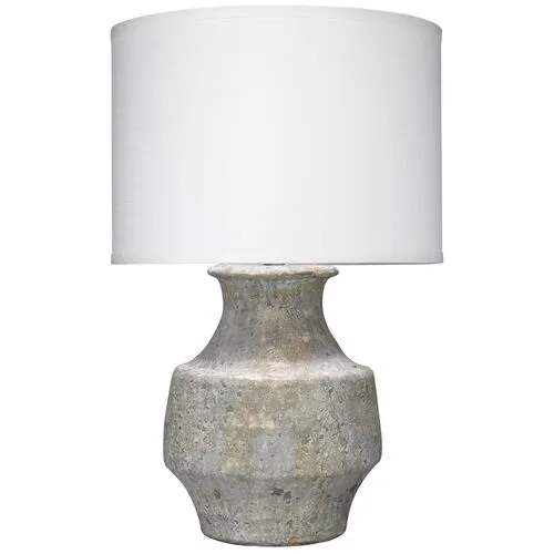 Masonry Table Lamp - Gray/White - Jamie Young Co.