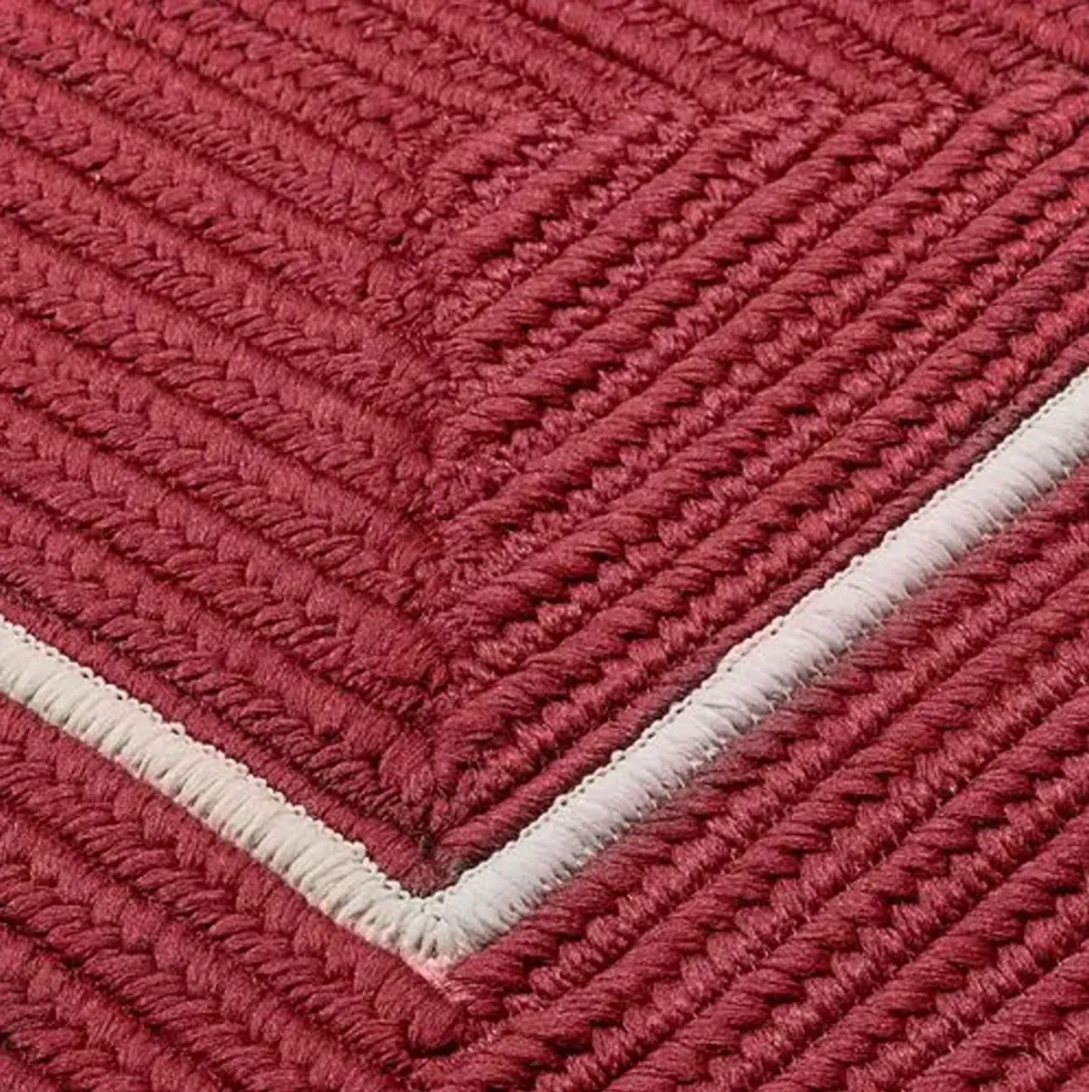 Accent Doormat - Red/White