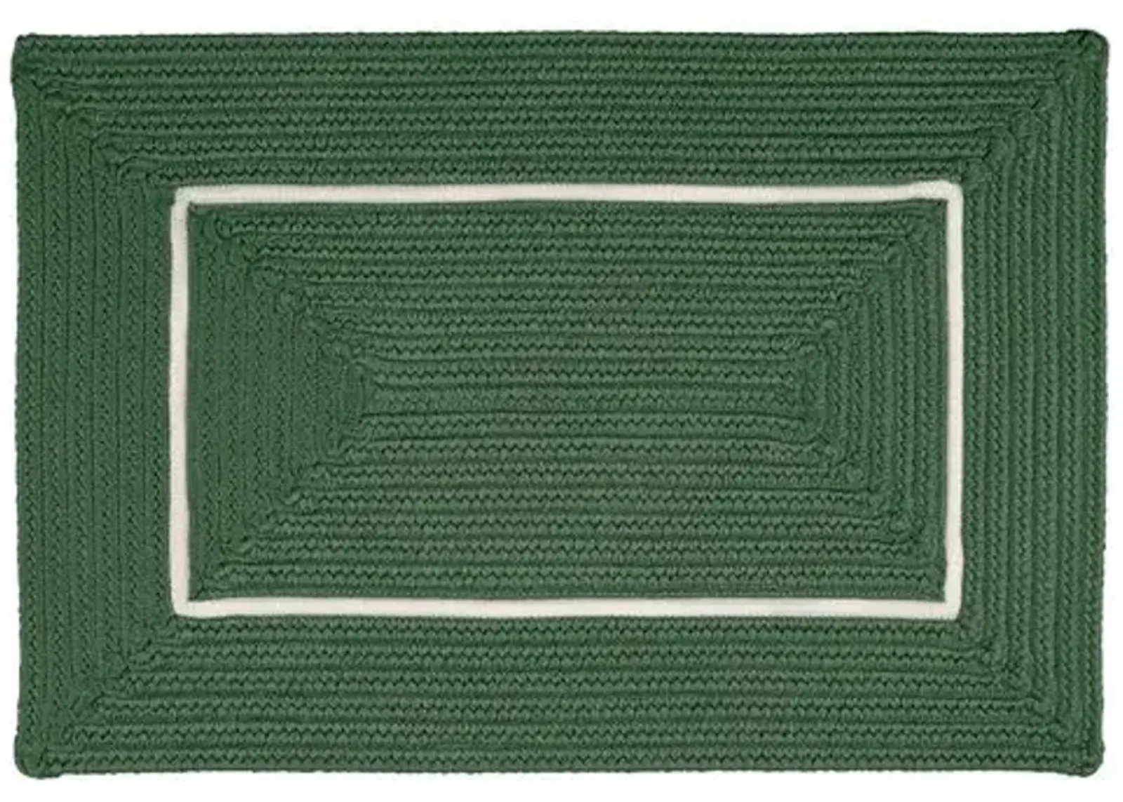 Accent Doormat - Green/White