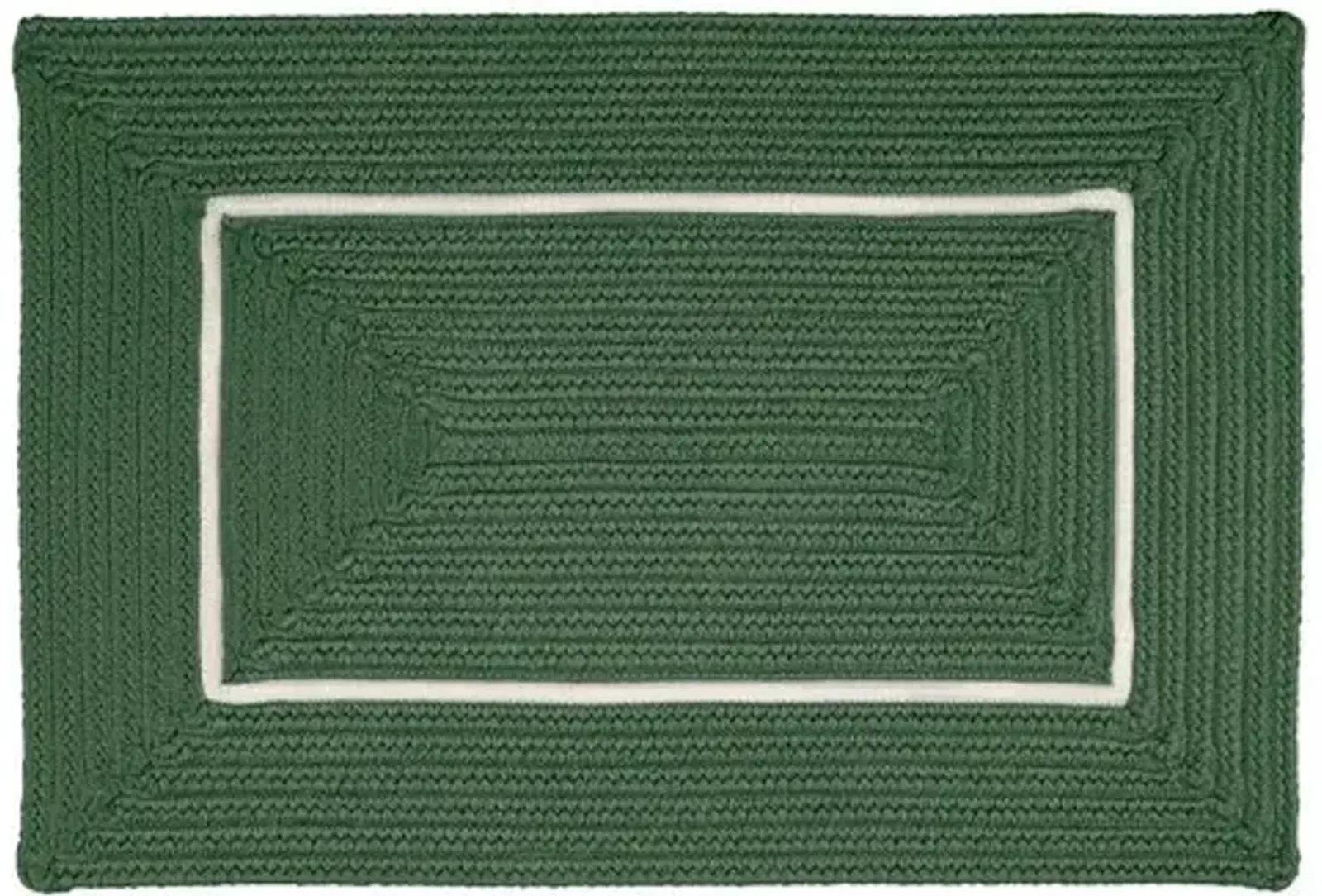 Accent Doormat - Green/White