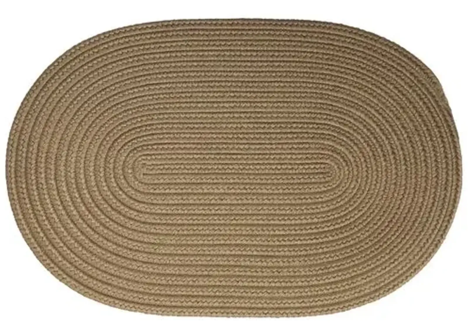 Reversible Solid Doormat - Tan - Brown