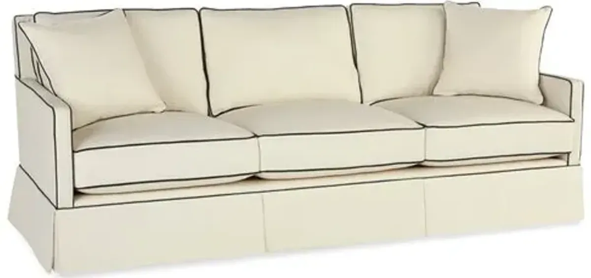 Auburn Sofa - Cream Crypton - Miles Talbott - Handcrafted