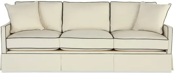 Auburn Sofa, Ivory/Navy Crypton Performance
