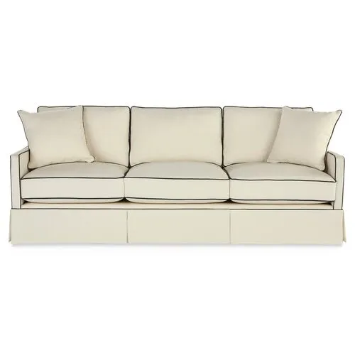 Auburn Sofa - Cream Crypton - Miles Talbott - Handcrafted