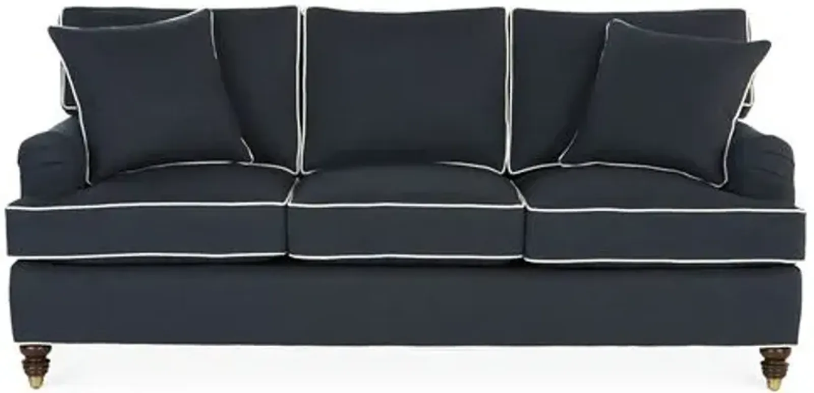 Kate Sofa - Navy Crypton - Miles Talbott - Handcrafted