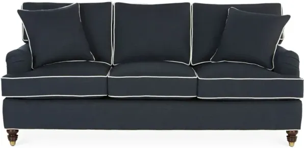 Kate Sofa, Navy/White Crypton