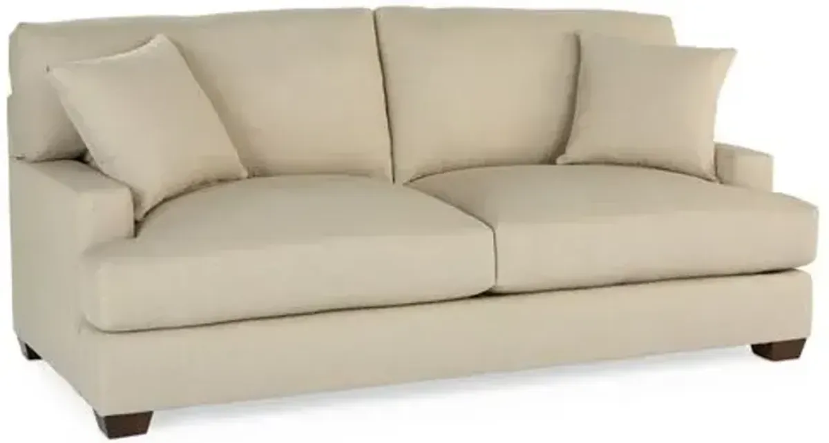 Logan Sleeper Sofa - Natural Crypton - Miles Talbott - Handcrafted