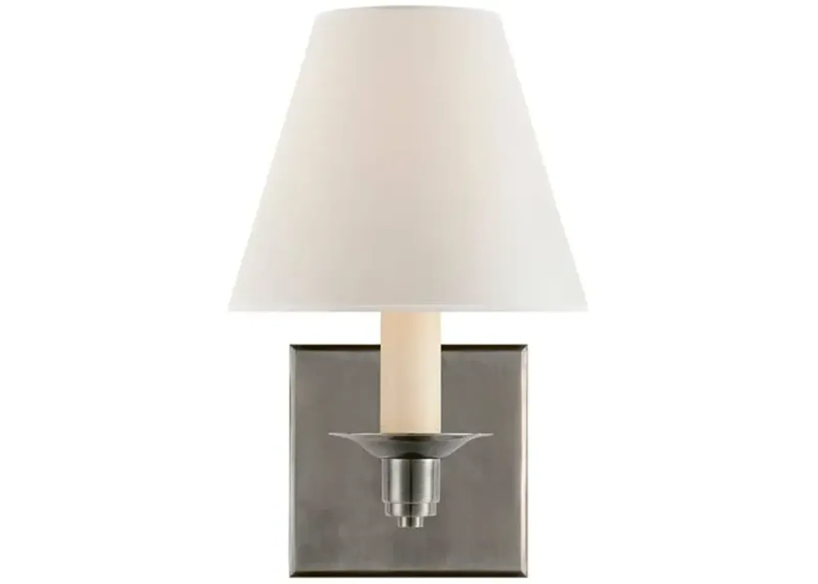 Ralph Lauren Home - Visual Comfort - Evans Single-Arm Sconce - Silver