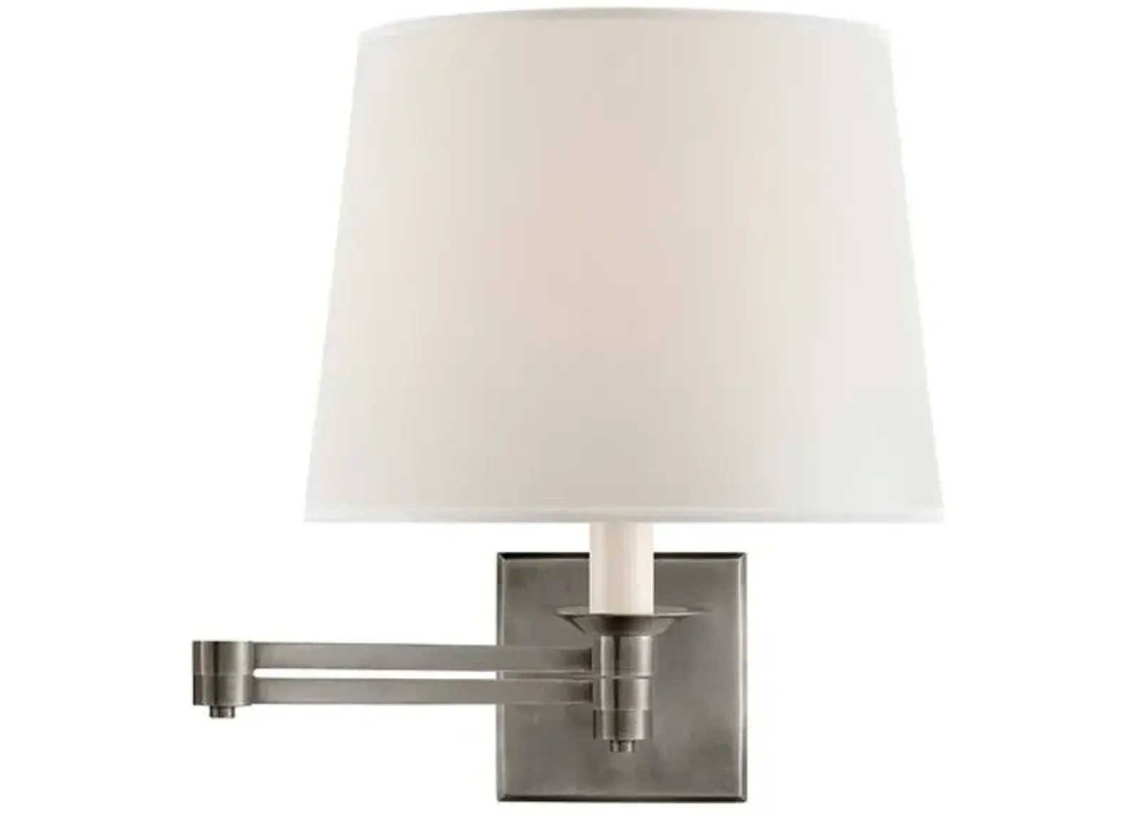 Ralph Lauren Home - Visual Comfort - Evans Swing-Arm Sconce - Silver