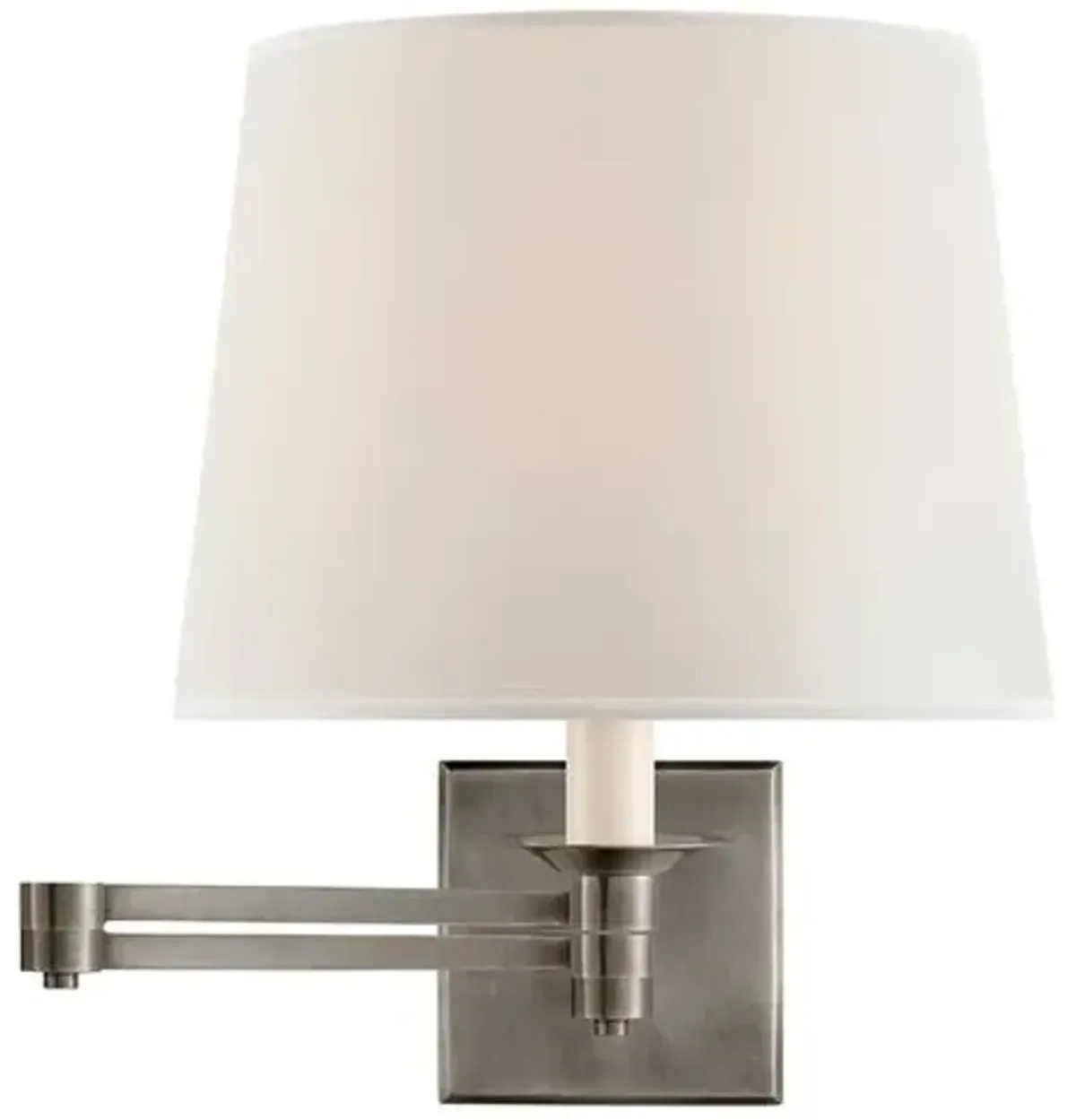 Ralph Lauren Home - Visual Comfort - Evans Swing-Arm Sconce - Silver