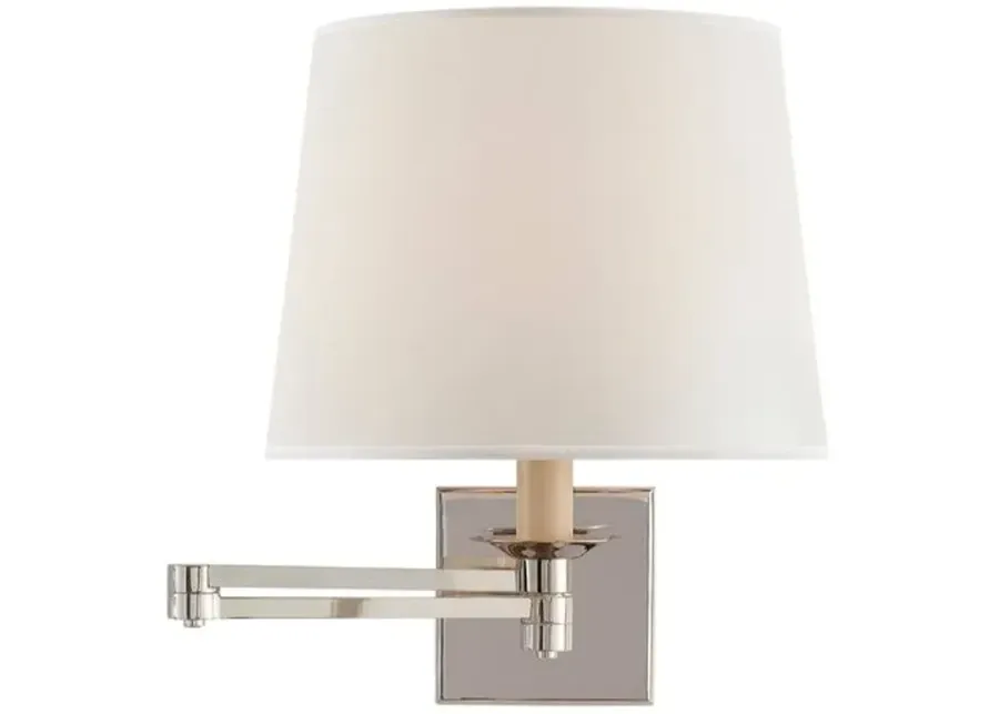 Ralph Lauren Home - Visual Comfort - Evans Swing-Arm Sconce - Silver