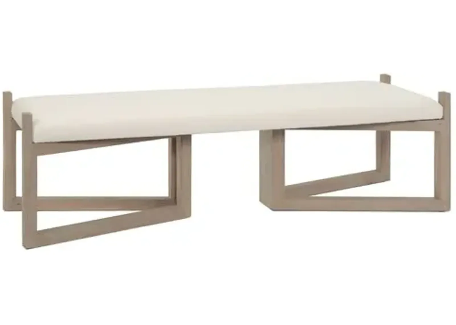 Bower Bench - Ivory Linen - Community