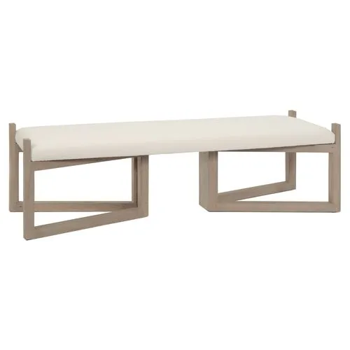 Bower Bench - Ivory Linen - Community