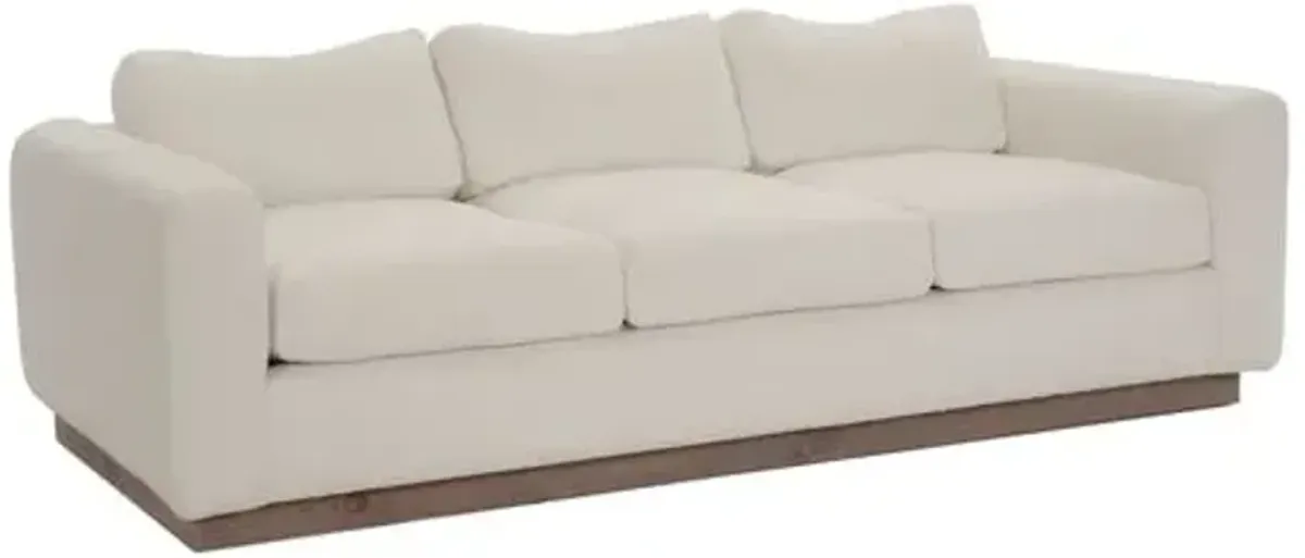 Furh 90" Sofa - Ivory Linen - Community