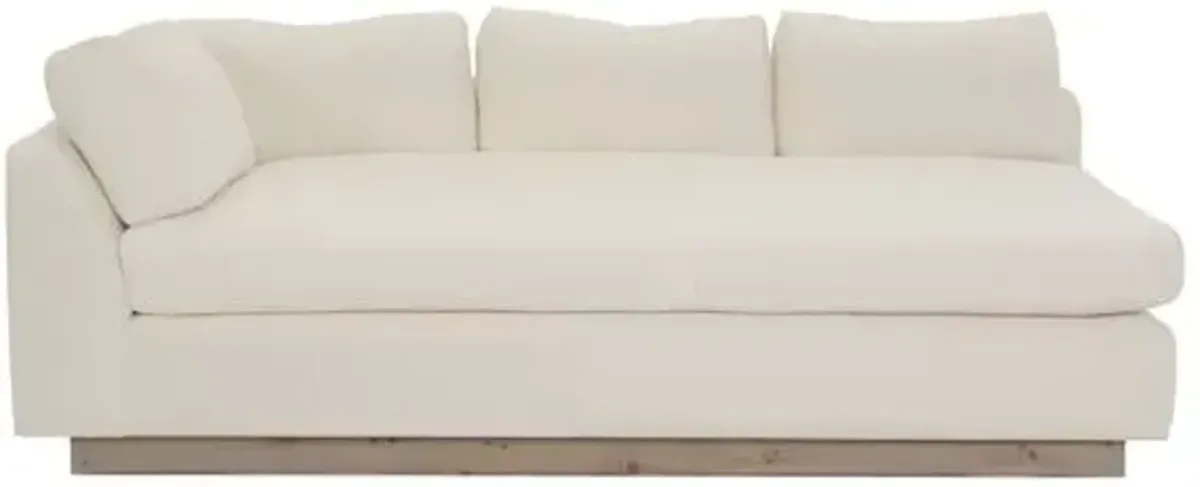 Furh Sectional - Ivory Linen - Community