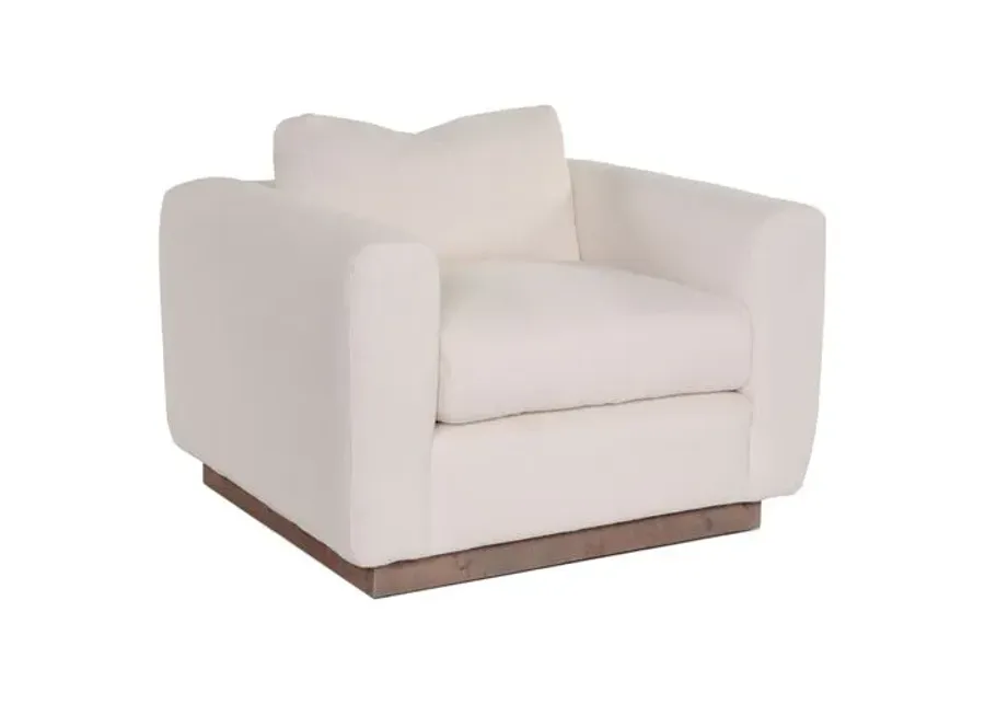 Furh Club Chair - Ivory Linen - Community