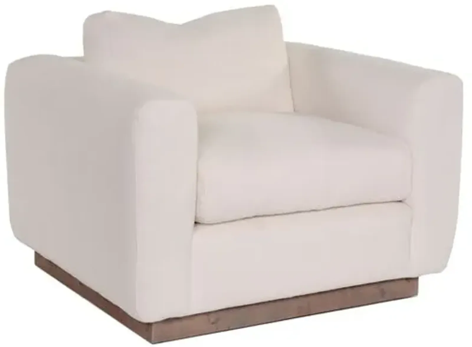 Furh Club Chair - Ivory Linen - Community