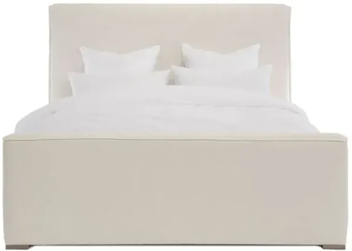 Verona Bed - Ivory Linen - Community