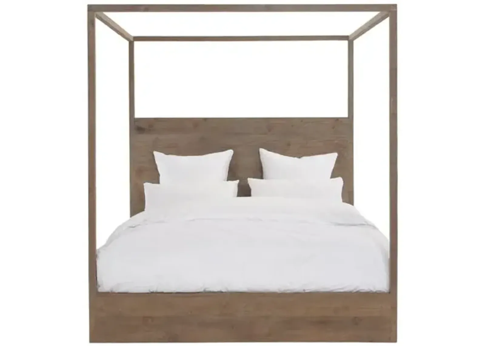 Latrobe Canopy Bed - Natural - Community - Brown