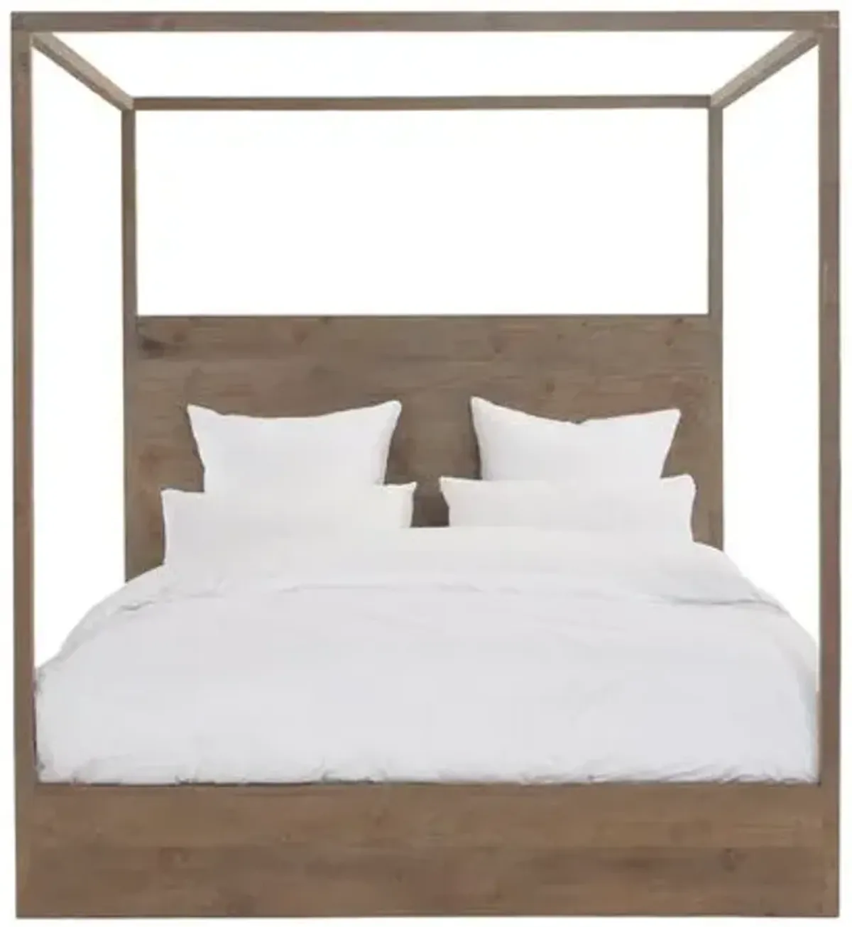 Latrobe Canopy Bed - Natural - Community - Brown