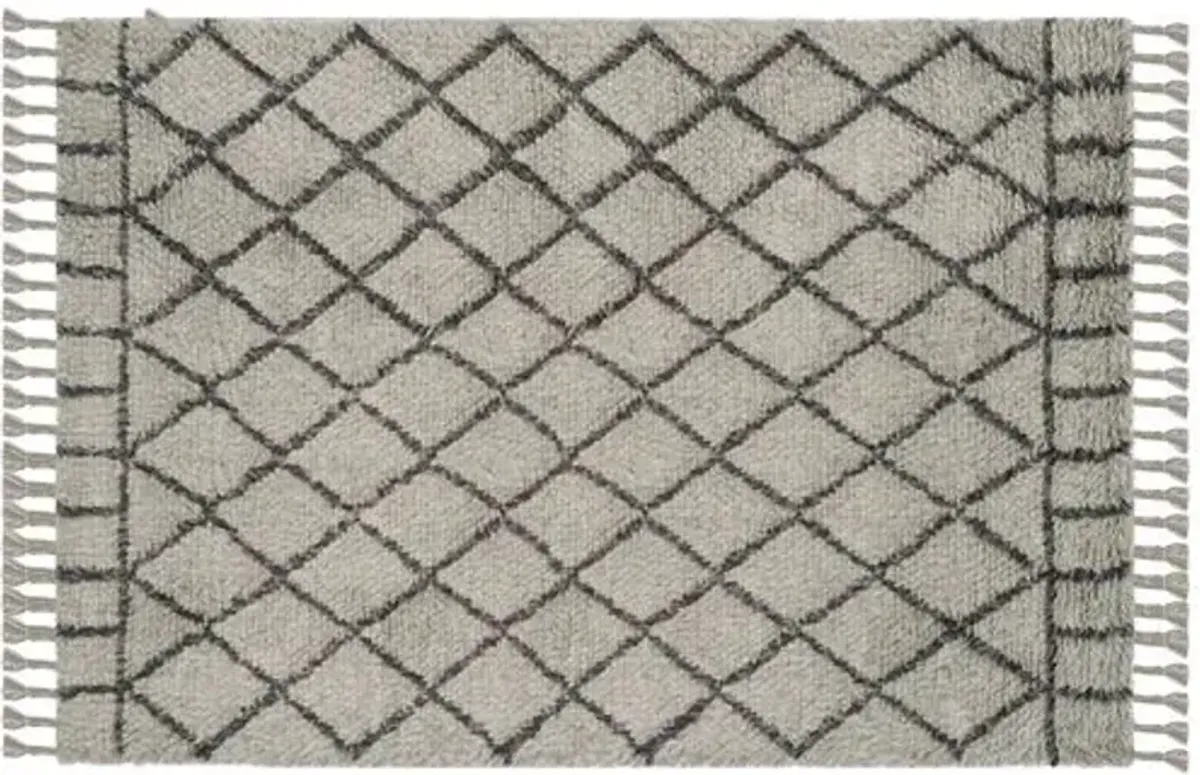 Dimon Rug - Gray/Dark Gray - Gray