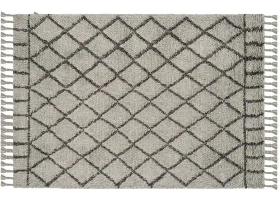 Dimon Rug - Gray/Dark Gray - Gray