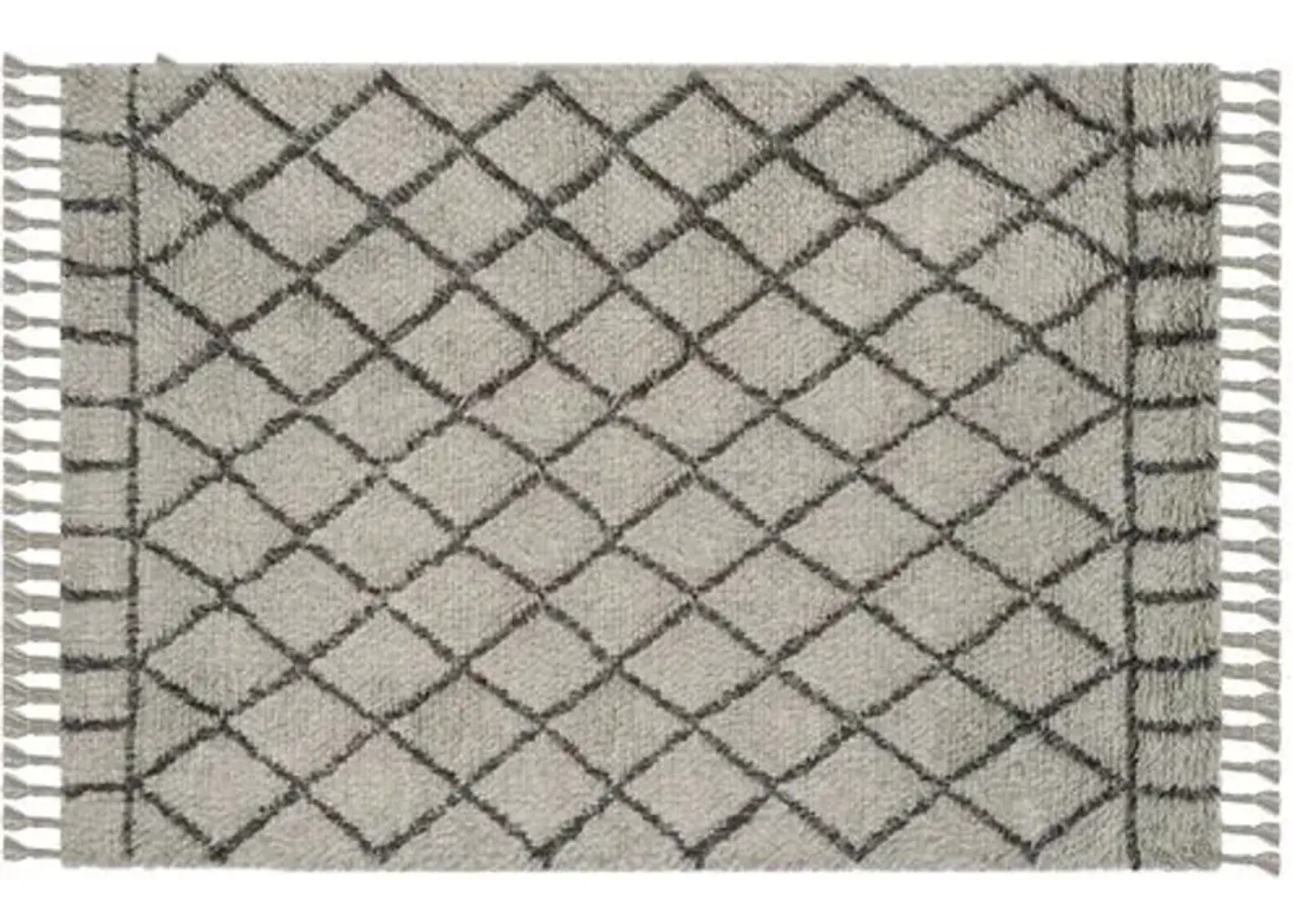 Dimon Rug - Gray/Dark Gray - Gray