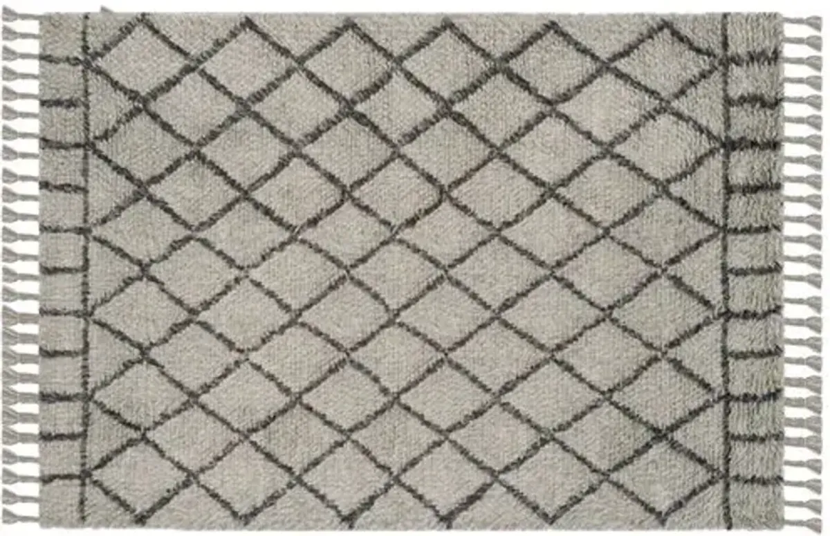 Dimon Rug - Gray/Dark Gray - Gray