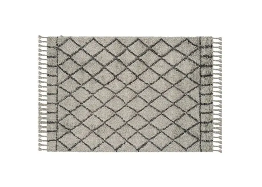 Dimon Rug - Gray/Dark Gray - Gray