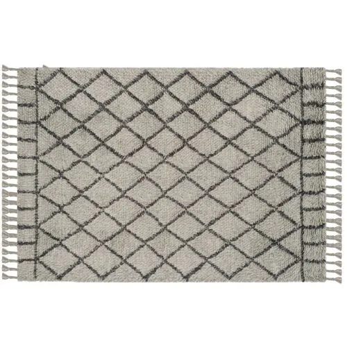 Dimon Rug - Gray/Dark Gray - Gray