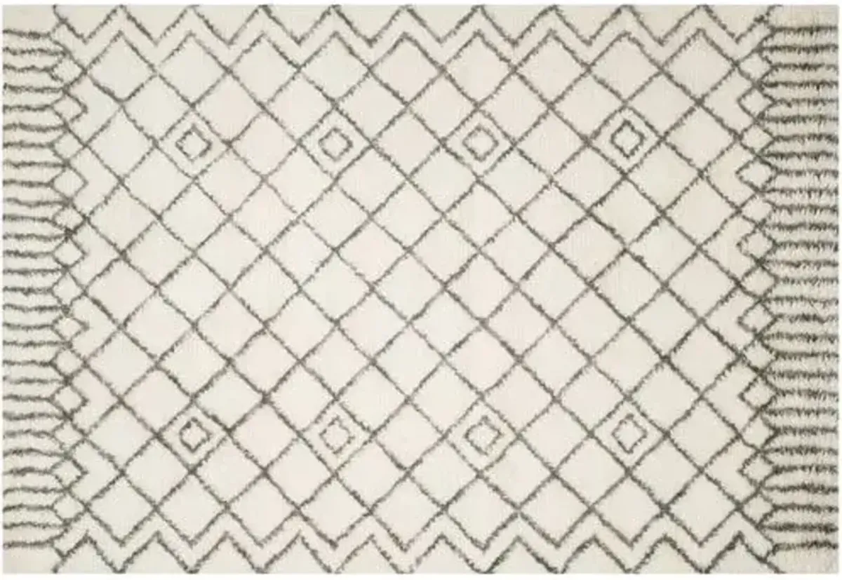 Garrabrant Rug - Ivory/Gray - Ivory